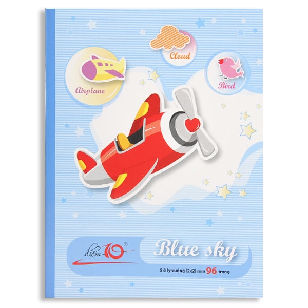 Tập học sinh 96 trang Điểm 10 NB-057 (hình ngẫu nhiên)