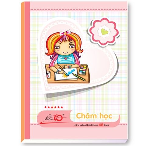 Tập học sinh 48 trang Điểm 10 TP-NB068 (hình ngẫu nhiên)