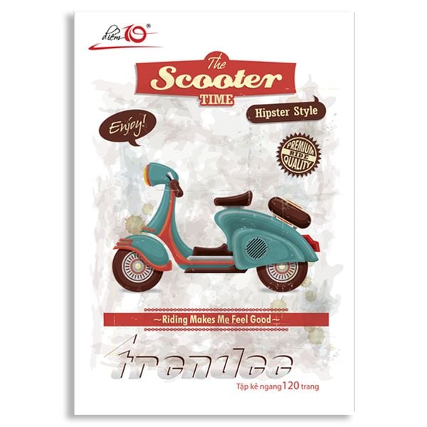 Tập học sinh 120 trang Điểm 10 NB-083 (hình ngẫu nhiên)