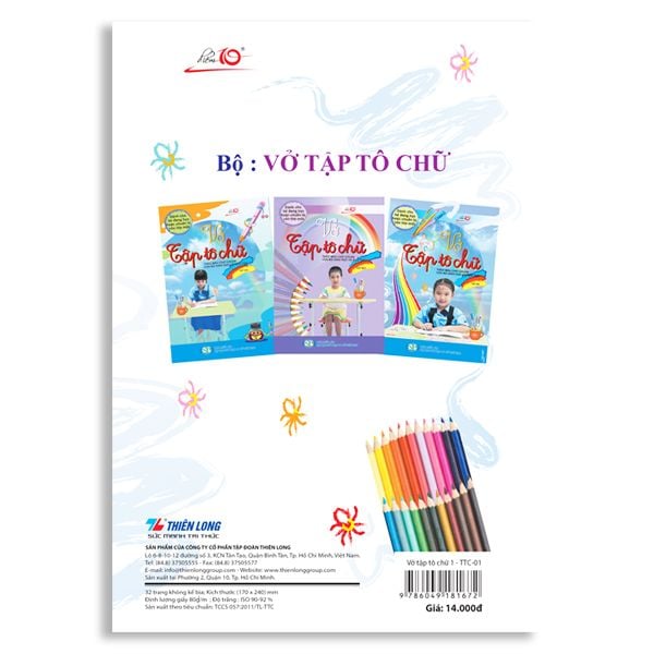 Tập tô chữ Điểm 10 TTC-01