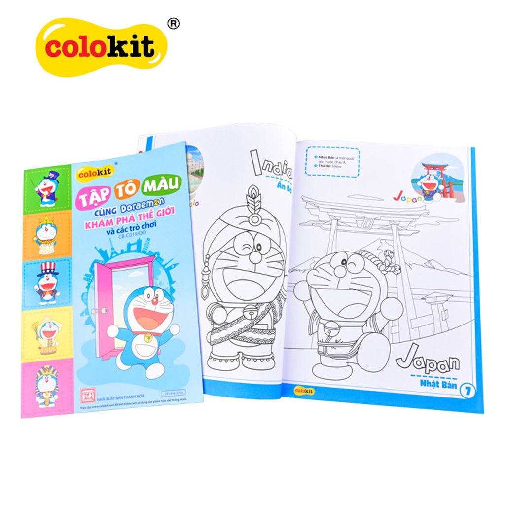 Tập tô màu Colokit Doraemon CB-07/DO