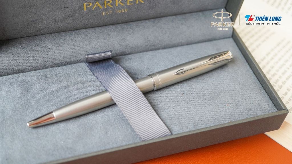 Bút bi cao cấp Parker SON X-SB StainSteel CT TB-2146880 - Thép không gỉ