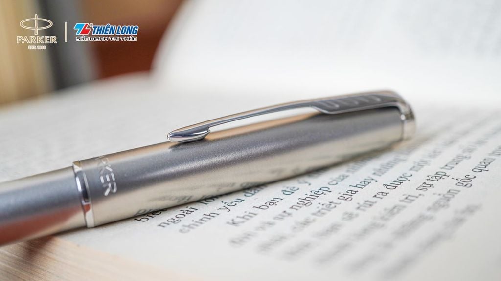 Bút bi cao cấp Parker SON X-SB StainSteel CT TB-2146880 - Thép không gỉ