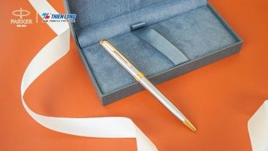 Bút bi cao cấp Parker Sonnet Đ-STAIN Steel GT TB-1950798 Mạ Vàng 18K