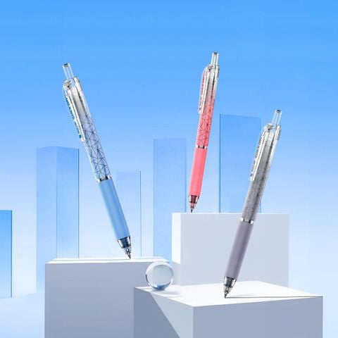 Bút gel Quick Dry Thiên Long GEL-033/V2 - Mực khô siêu nhanh - Mực Đen