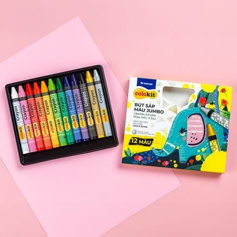 Bút sáp màu Jumbo Colokit CR-C034