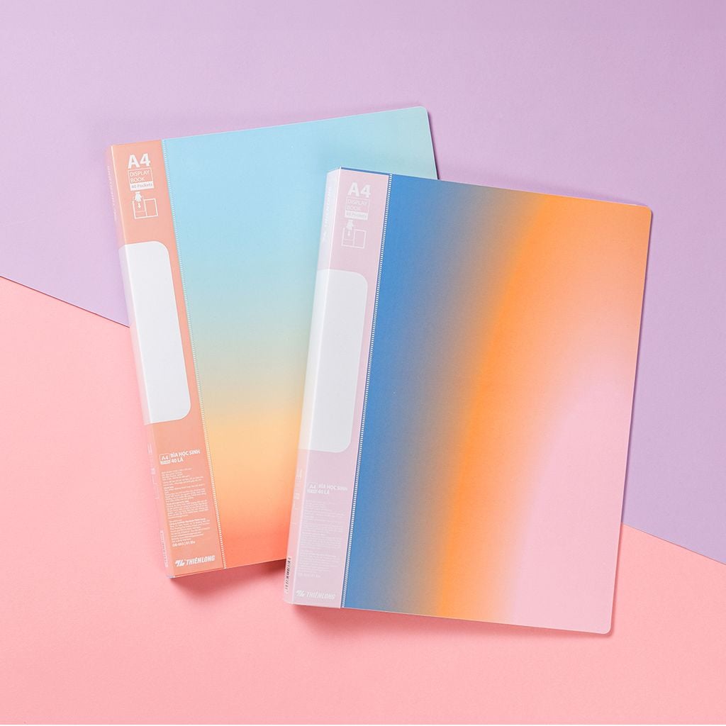 Bìa học sinh 40 lá A4 Thiên Long DB-003 - Sức chứa 200 tờ A4