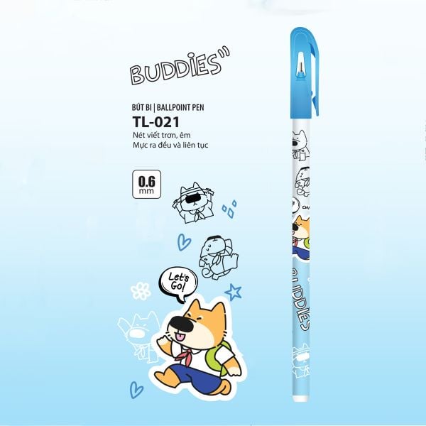 Bút bi - Bút đùn Buddies Thiên Long TL-021