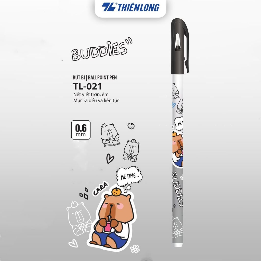 Bút bi - Bút đùn Buddies Thiên Long TL-021