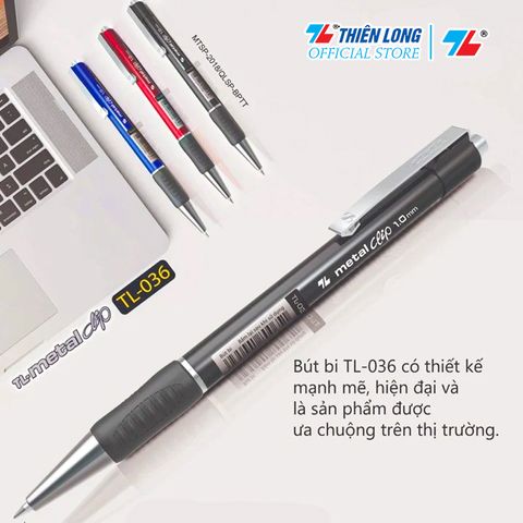 Combo 20 Bút Bi Thiên Long TL-036 1.0MM