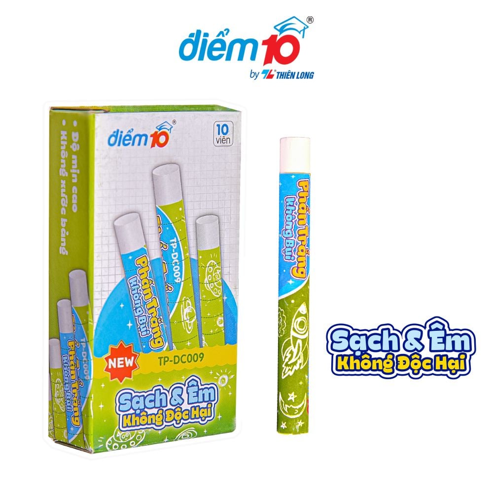 Phấn trắng không bụi Thiên Long Điểm 10 TP-DC009