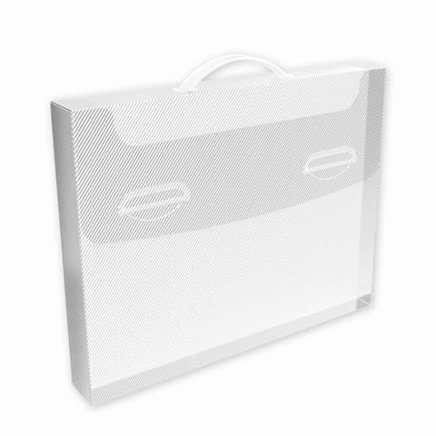 Hộp đựng tài liệu -  Hộp đựng hồ sơ - Cặp tiện lợi A4 Thiên Long PP A4 TP-DF002 - Trắng trong suốt không hoa văn