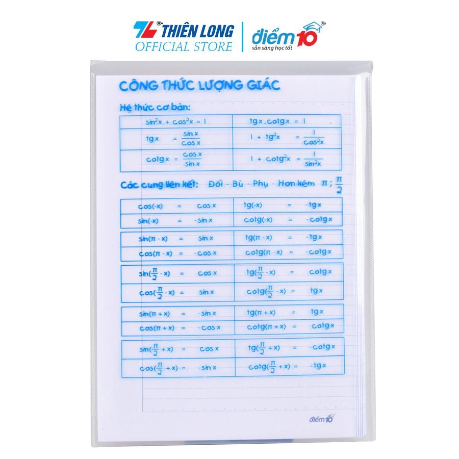 Giấy kiểm tra Thiên Long Điểm 10 TP-GKT06 - Dòng kẻ ngang