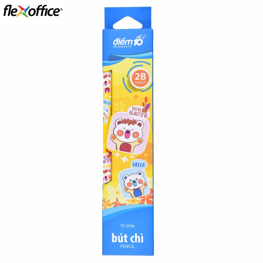 Combo 20 Bút chì gỗ 2B Điểm 10 TP-GP06