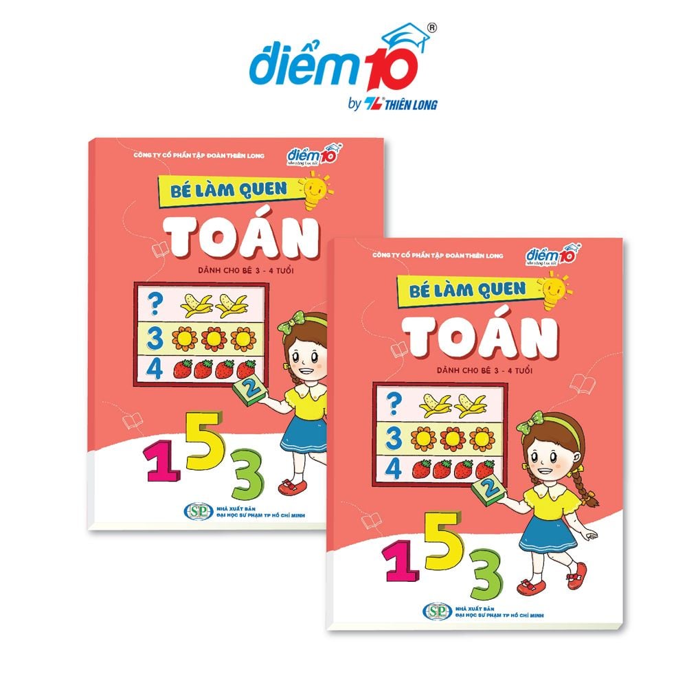 Bé làm quen Toán 3-4 tuổi Điểm 10 TP-LQT01