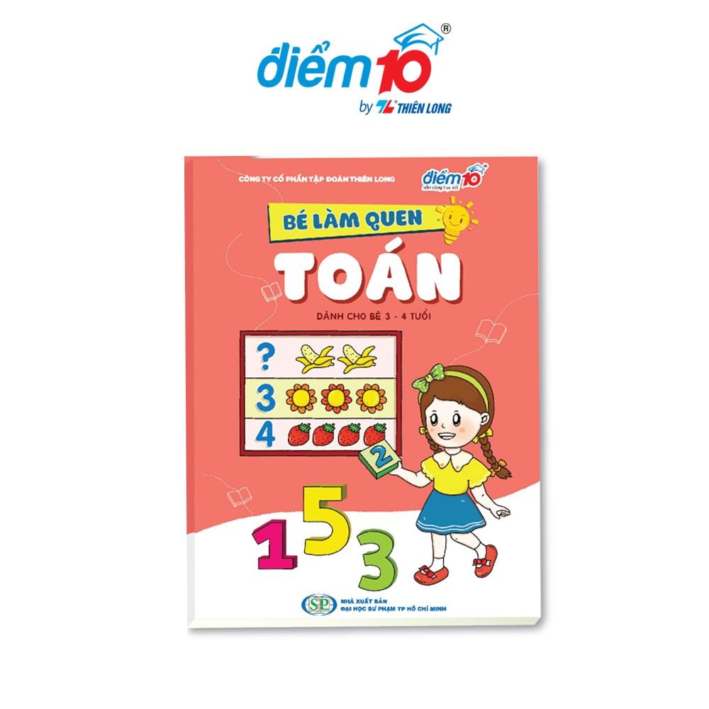 Bé làm quen Toán 3-4 tuổi Điểm 10 TP-LQT01
