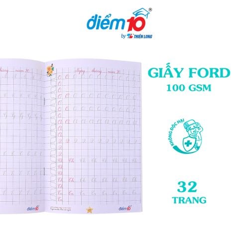 Luyện viết chữ đẹp Điểm 10 TP-LVCD04