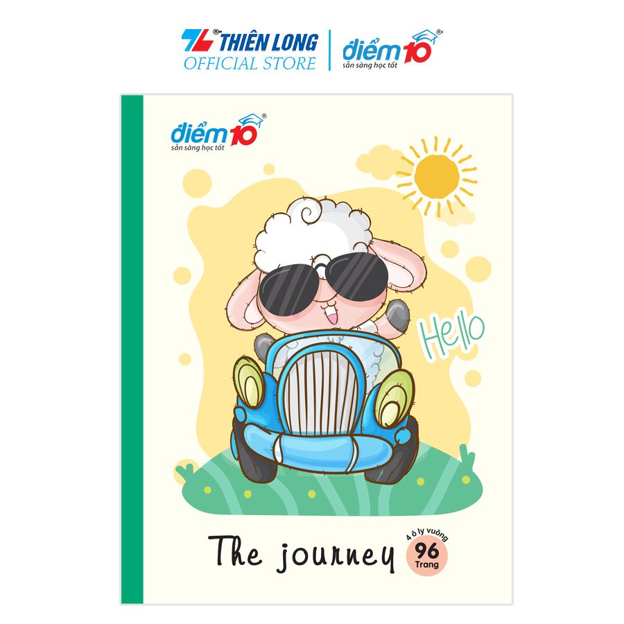 [Combo 5 cuốn] Tập học sinh 96 trang Điểm 10 TP-NB039 (hình ngẫu nhiên)