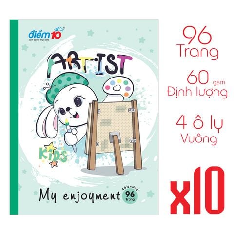 [Combo 10 cuốn] Tập học sinh 96 trang Điểm 10 TP-NB039 (hình ngẫu nhiên)