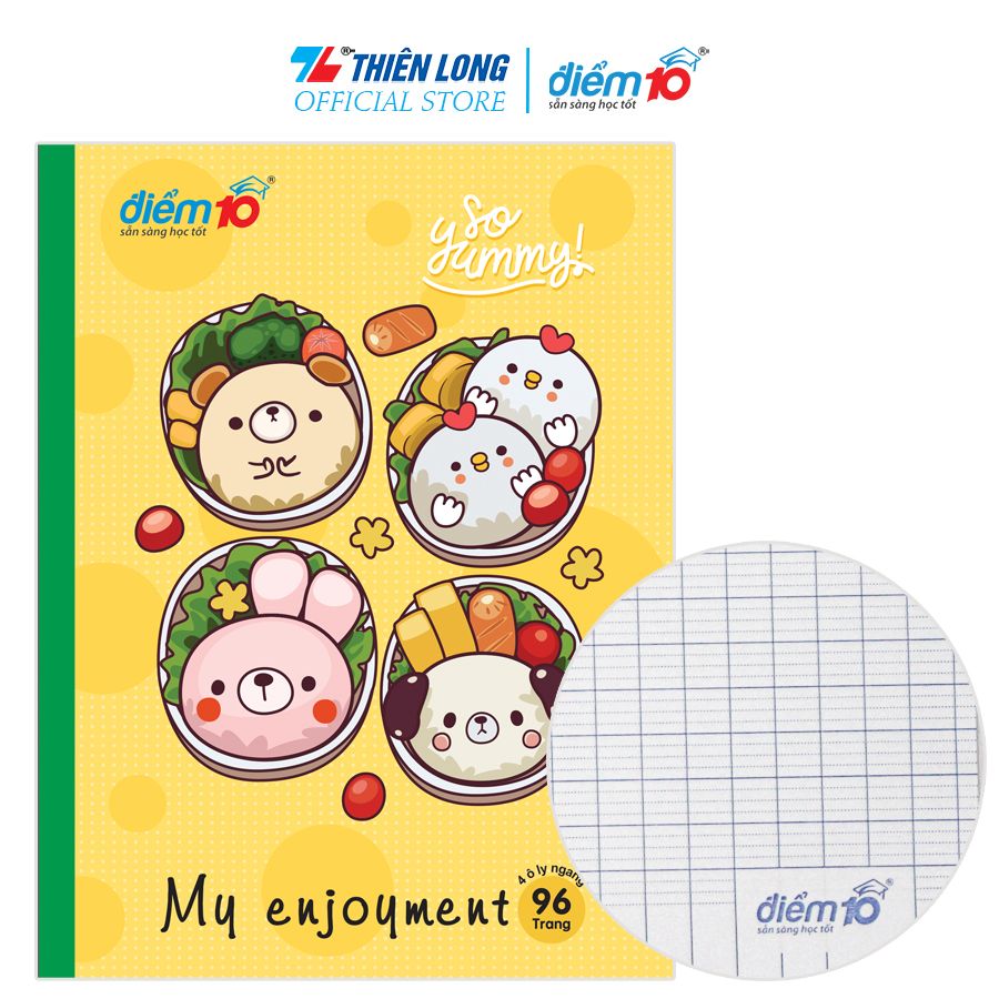 [Combo 5 cuốn] Tập học sinh 96 trang Điểm 10 TP-NB048  (hình ngẫu nhiên)