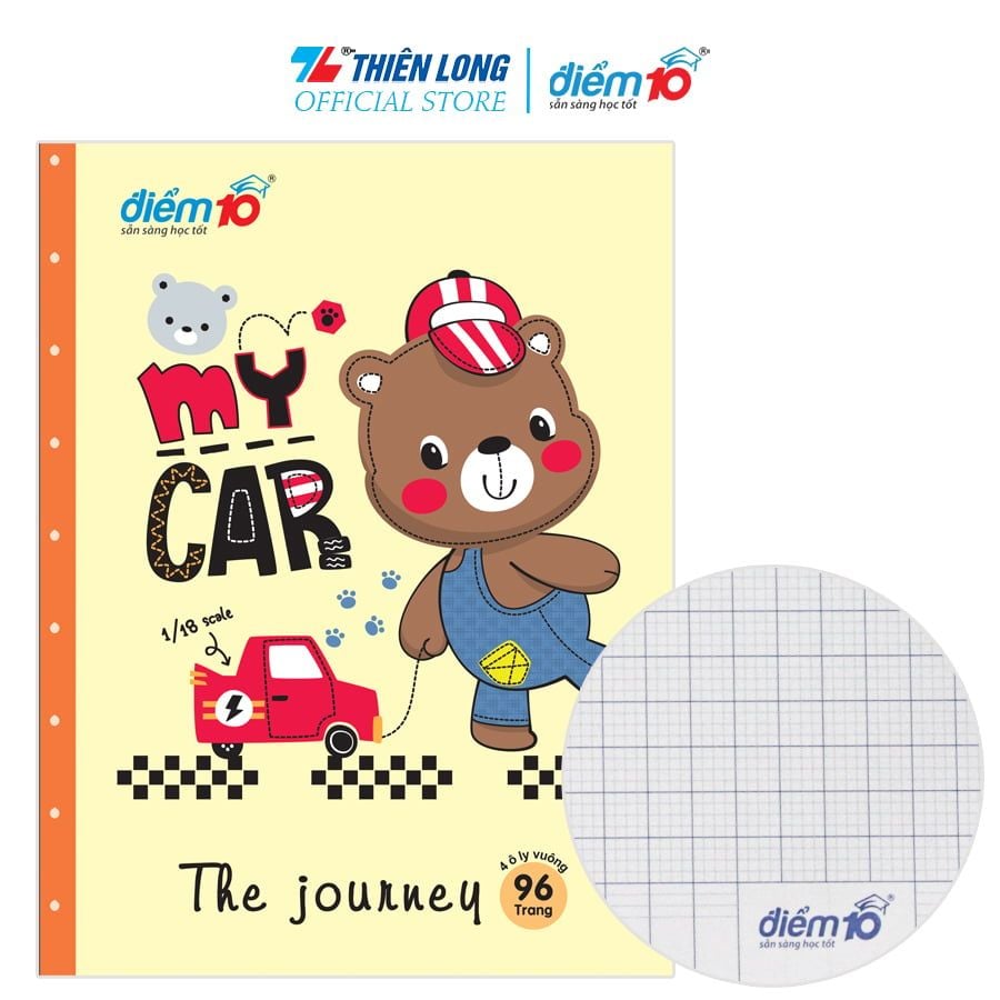 Combo 10 Tập học sinh 96 trang Điểm 10 TP-NB053 (hình ngẫu nhiên)