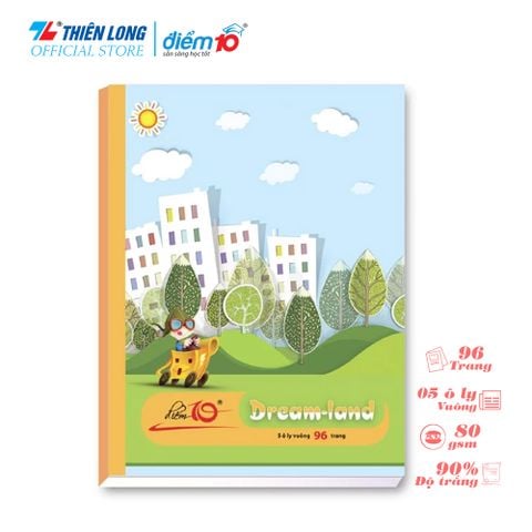 [Combo 10 cuốn] Tập học sinh 96 trang Điểm 10 TP-NB074 (hình ngẫu nhiên)