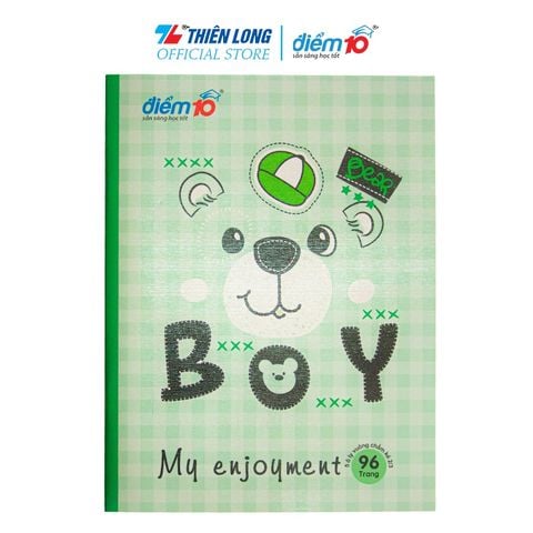 Tập học sinh 96 trang 5 ô ly vuông 100 gsm Điểm 10 TP-NB075 (hình ngẫu nhiên)