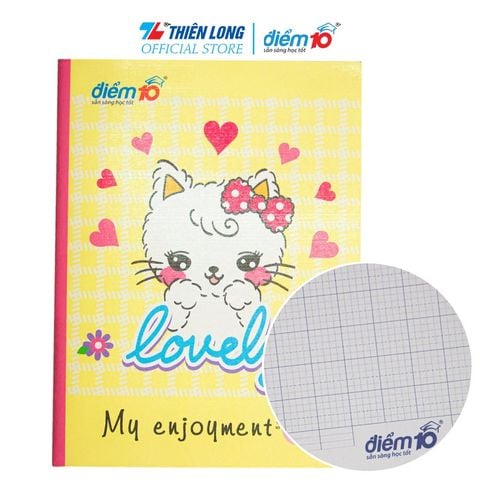 Tập học sinh 96 trang 5 ô ly vuông 100 gsm Điểm 10 TP-NB075 (hình ngẫu nhiên)