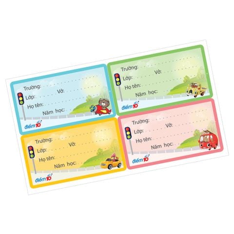 Nhãn vở Thiên Long Điểm 10 TP-NBL02