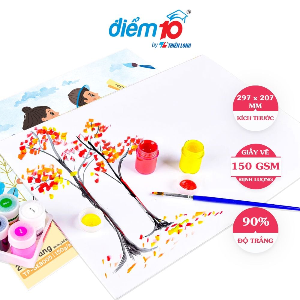 Vở vẽ A4 Sketch Book for Art Thiên Long Điểm 10 TP-SKB005