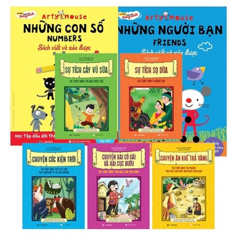 Quà tặng Arty Mouse – Những con số (Sách viết và xóa được)