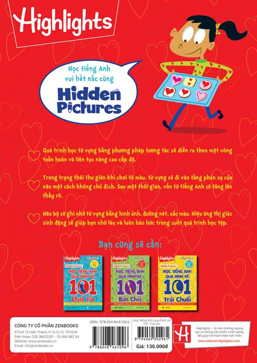 Hidden Pictures – Học tiếng Anh qua hình vẽ 101 trái tim