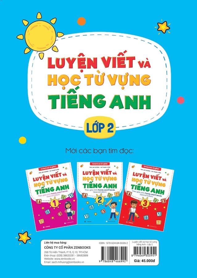 Luyện Viết và Học tập viết Tiếng Anh - Lớp 2