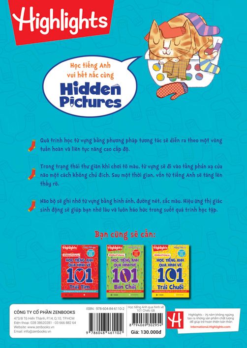 Hidden Pictures – Học tiếng Anh qua hình vẽ 101 chiếc tất