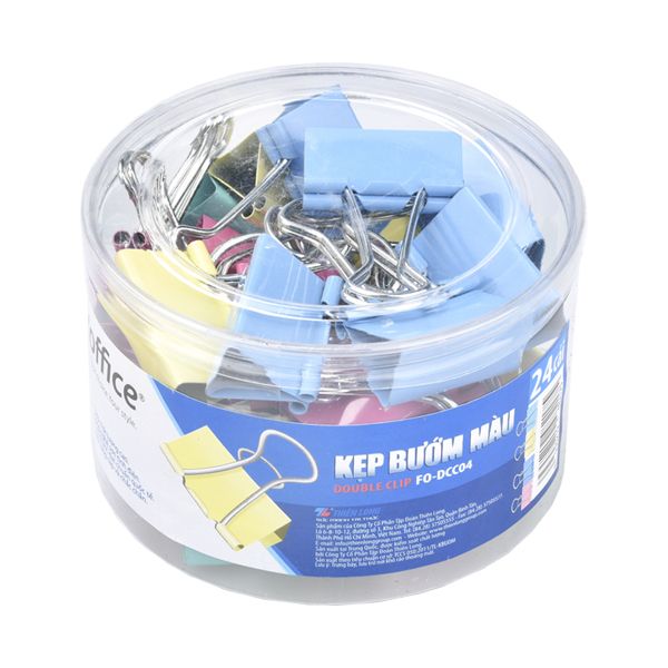 Kẹp bướm màu Flexoffice 32mm FO-DCC04 (FS)