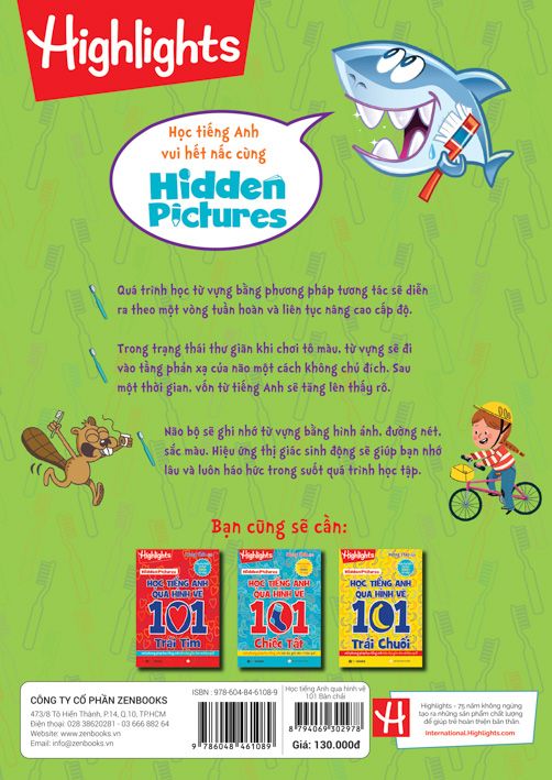 Hidden Pictures – Học tiếng Anh qua hình vẽ 101 bàn chải