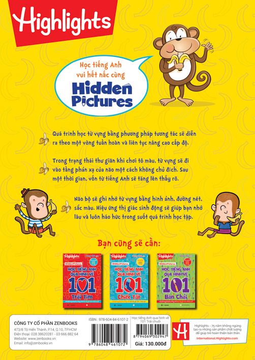Hidden Pictures – Học tiếng Anh qua hình vẽ 101 trái chuối
