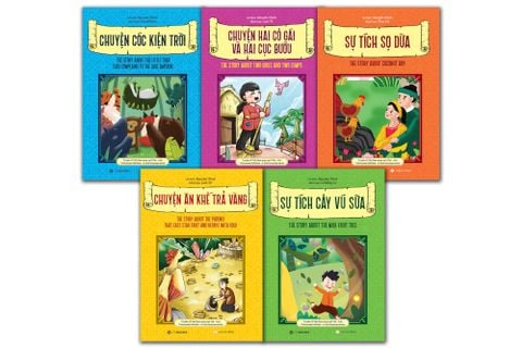 Bộ Truyện Cổ Việt Nam Song Ngữ Việt – Anh (5 Cuốn)