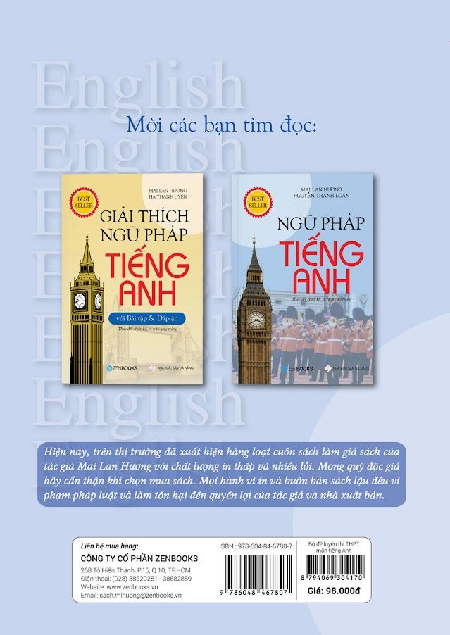 Bộ đề luyện thi THPT môn Tiếng Anh