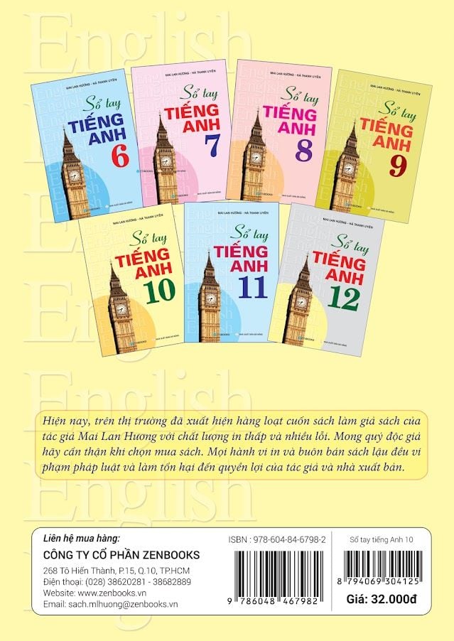 Sổ Tay Tiếng Anh 10