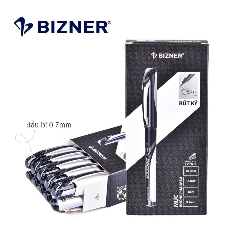 Combo 20 Bút gel 2 bi Bizner cao cấp BIZ-GEL23