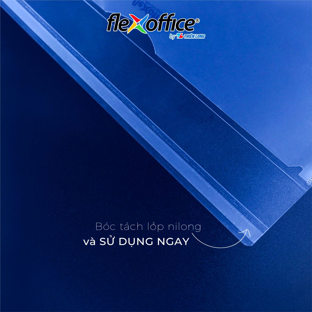 Bìa bao thư A4 Travel File Thiên Long Flexoffice lưu trữ 100 tờ A4