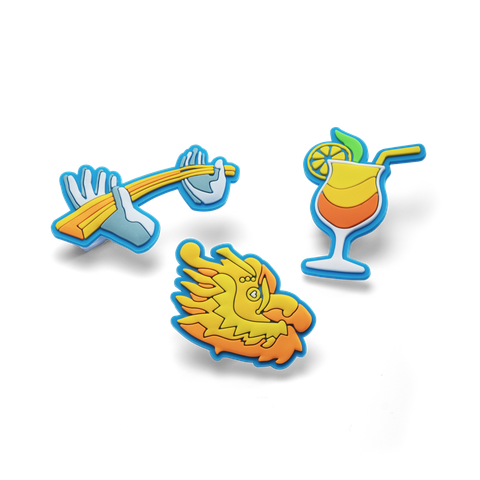  Bộ 3 Charm Biti's Đà Nẵng Sáng Tạo Màu Xanh Ngọc AAUH04400XNG 