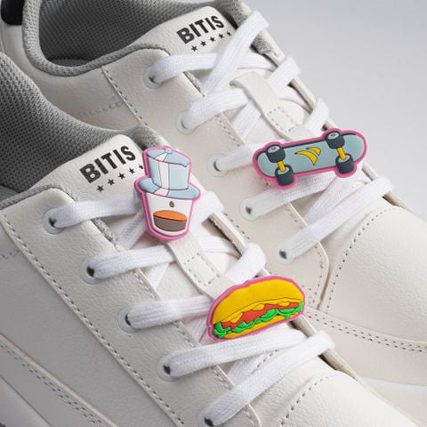  Bộ 3 Charm Biti's Sài Gòn Cá Tính Màu Hồng AAUH04600HOG 