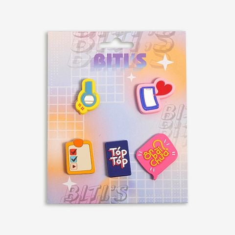  Charm Trang Trí Giày Dép Biti's Màu Hồng AAUH03500HOG 