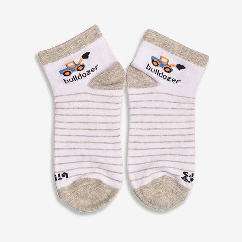  Combo 2 Đôi Vớ Biti's Trẻ Em Màu Trắng ASBG00060TRG 