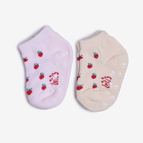  Combo 2 Vớ Biti's Bé Gái Màu Hồng ASGG00030HOG 
