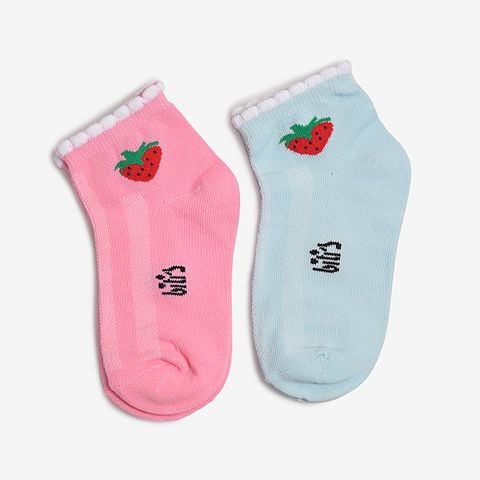  Combo 2 Đôi Vớ Biti's Bé Gái Màu Hồng ASGG00070HOG 