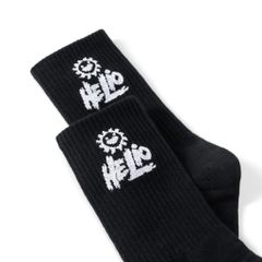  Vớ Cổ Cao Biti's Helio Teen Màu Đen ASGG00120DEN 