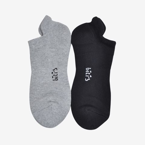  Combo 2 Đôi Vớ Biti's Nữ Màu Xám ASMG00090XAM 